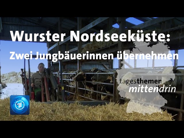 ⁣Wurster Nordseeküste: Zwei Jungbäuerinnen übernehmen | tagesthemen mittendrin