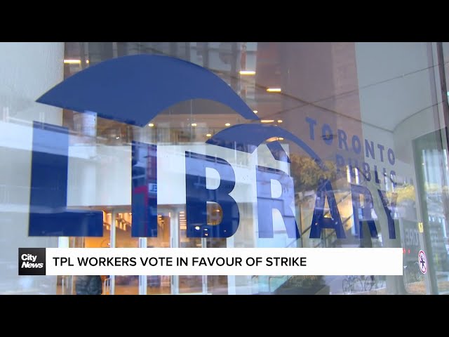 ⁣Toronto Public Libraries vote in favour of a strike