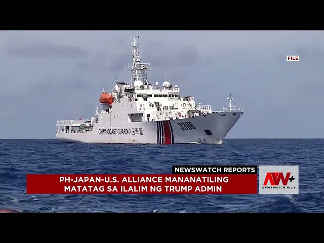 ⁣PH-Japan-US alliance mananatiling matatag sa ilalim ng Trump admin | NewsWatch Reports