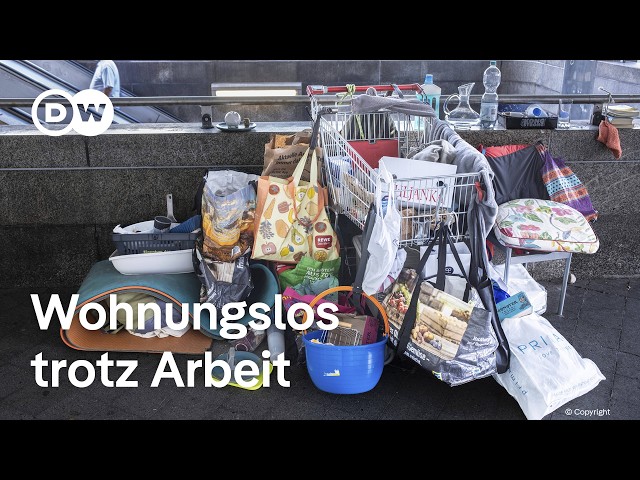 ⁣Wohnungslos trotz Arbeit: Leben zwischen Job und Straße