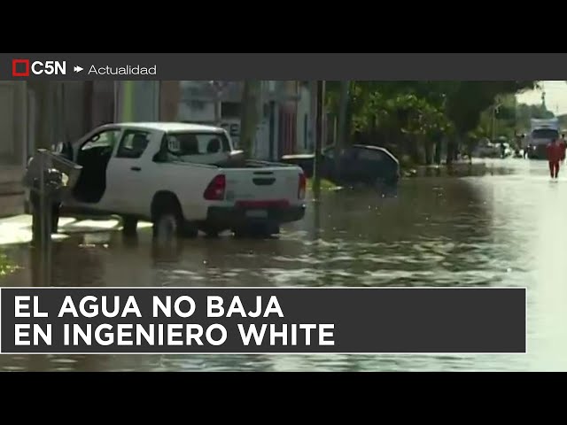 ⁣La ANGUSTIA de los VECINOS de INGENIERO WHITE tras el TEMPORAL