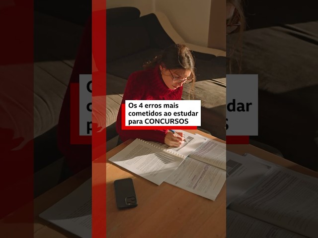 ⁣Concursos: os erros mais cometidos ao estudar para os exames #bbcnewsbrasil