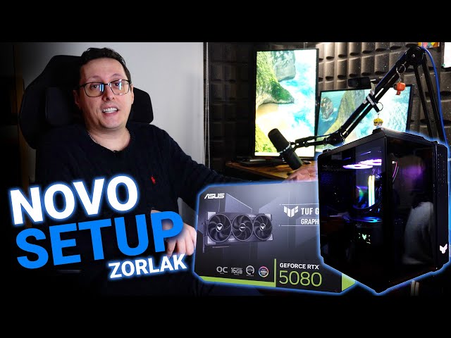 ⁣Este é o NOVO PC do zorlaK!  ️ (Setup Tour 2025)