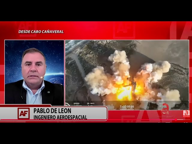 ⁣¿Por qué EXPLOTÓ el cohete Starship de SpaceX dejando  lluvia de escombros vistos de Miami y Cuba?