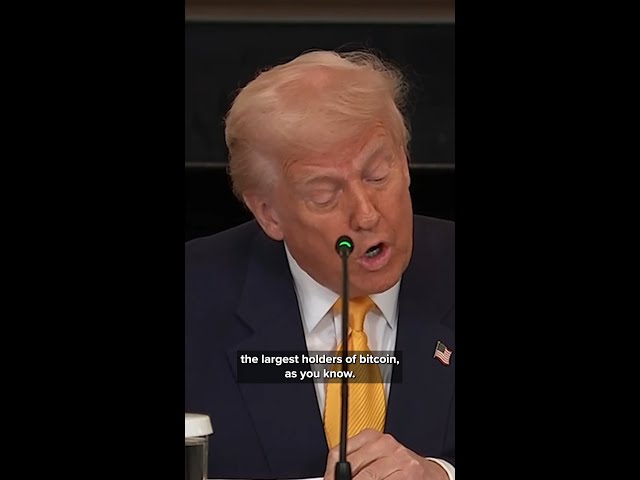 ⁣President Trump shares remarks during "Crypto Summit"