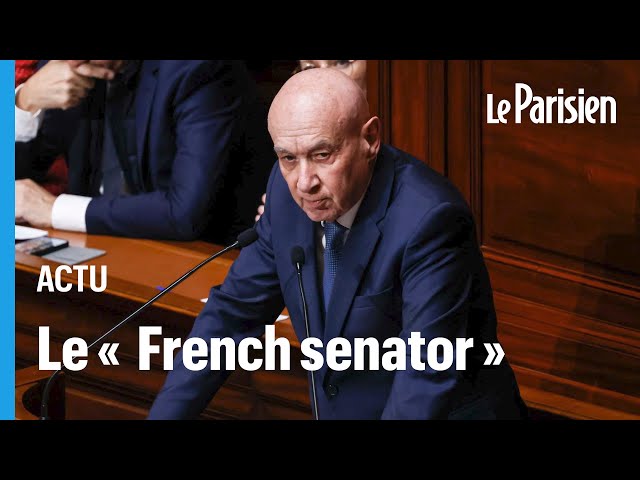 ⁣Le discours d’un sénateur français sur Trump repris par les médias américains