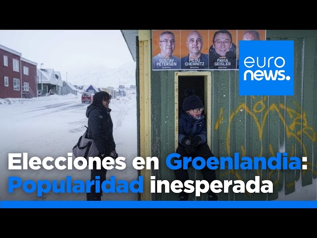 ⁣Las elecciones en Groenlandia en el punto de mira tras las insinuaciones de Trump