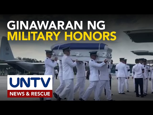 ⁣2 nasawing piloto ng PAF, ginawaran ng pinakamataas na pagkilala