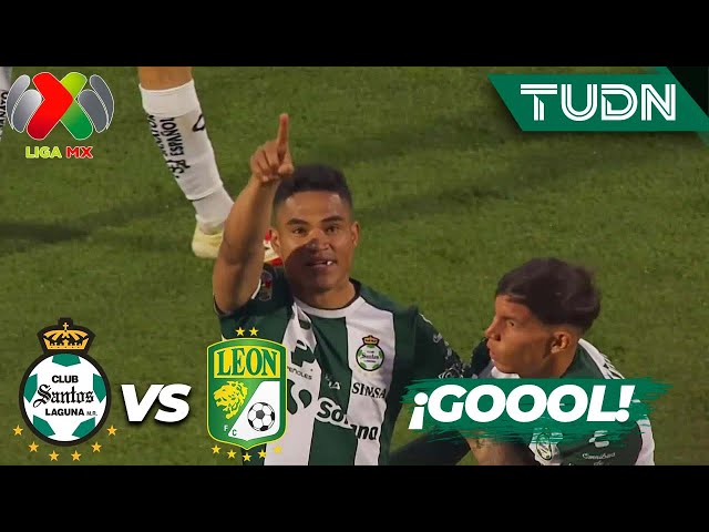 ⁣¡REMONTA! Santamaría marca al 90 | Santos 2-1 León | Liga Mx - CL2025 J11 | TUDN