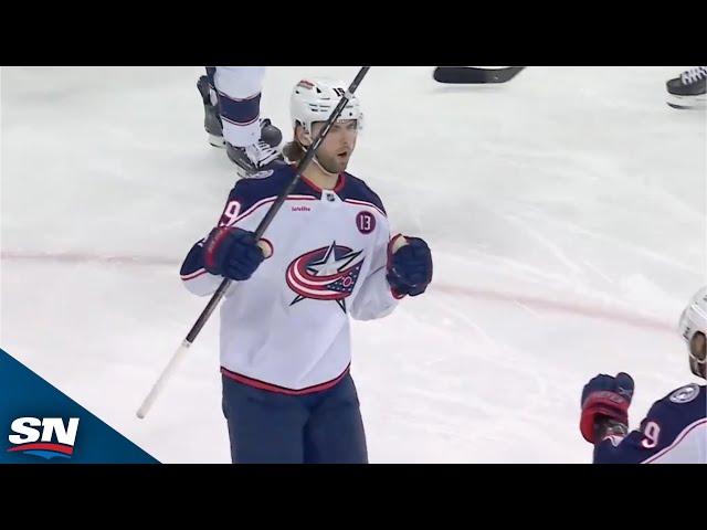 ⁣Blue Jackets' Adam Fantilli Buries To Complete Second Career Hat Trick