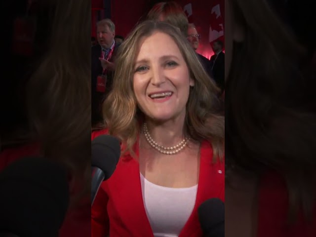 ⁣‘Uphill battle’: Freeland on losing Liberal leadership bid