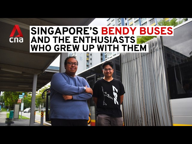 ⁣Singapore's last bendy buses - and the enthusiasts who grew up with them