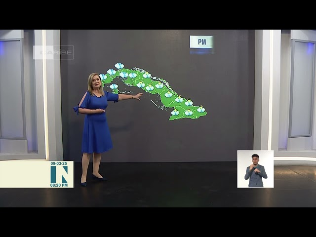 ⁣El tiempo en Cuba: lluvias en la región occidental