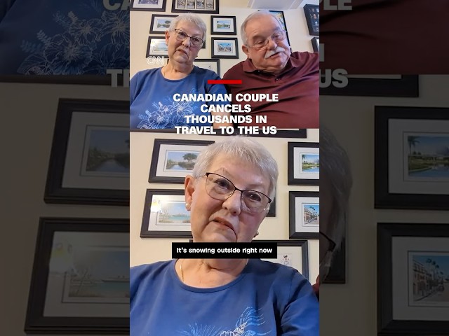 ⁣Canadian couple cancels thousands in travel to the US