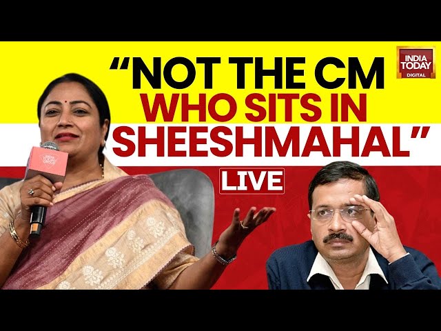 ⁣LIVE: Delhi CM Rekha Gupta Exclusive On India Today | Rekha Gupta Slams Arvind Kejriwal