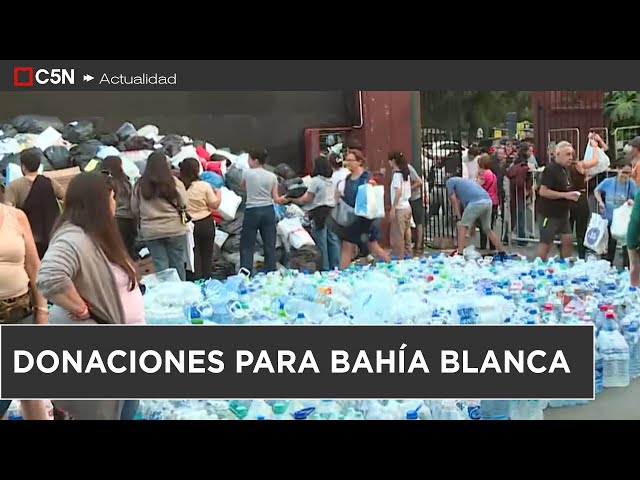 ⁣DONACIONES para BAHÍA BLANCA en la PARROQUIA de CAACUPE