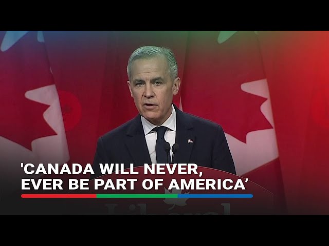 ⁣'Canada will never, ever be part of America’: Mark Carney wins race to replace Canada's Tr