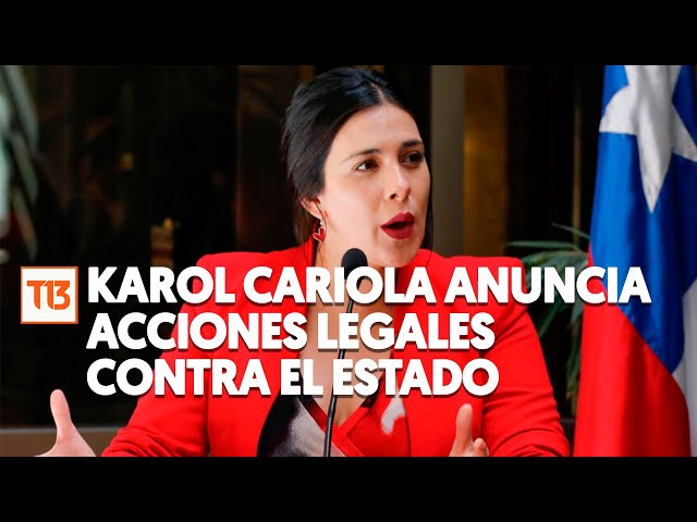 ⁣Karol Cariola anuncia acciones legales contra el Estado tras allanamiento en medio de su parto