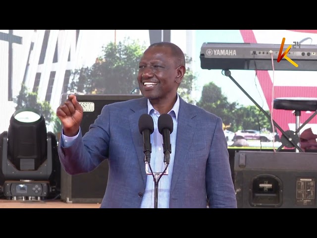 ⁣Rais Ruto asema kuwa hatasitisha michango yake makanisani