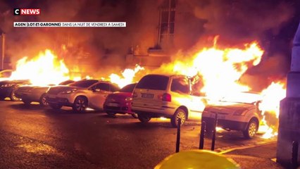 ⁣Incendies volontaires à Agen : dix véhicules détruits