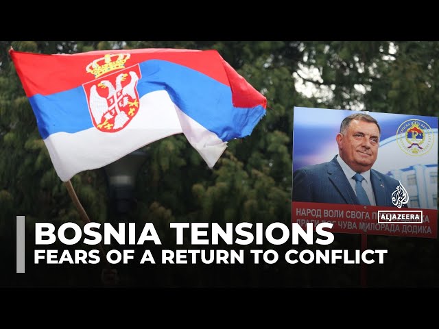 ⁣Bosnia political tensions: Fears rise of a return to conflict