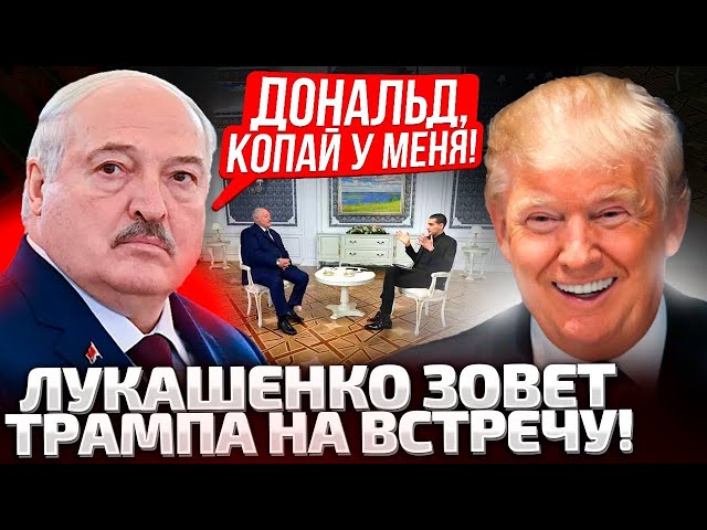 ⁣ДАВАЙ К НАМ, В МИНСК! ЛУКАШЕНКО ОФИЦИАЛЬНО ОБРАТИЛСЯ К ТРАМПУ! МОИ МЕТАЛЛЫ НЕ ХУЖЕ!