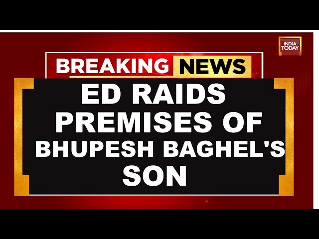 ⁣Enforcement Directorate Raids Premises of Bhupesh Baghel's Son Chaitanya in Money Laundering Ca