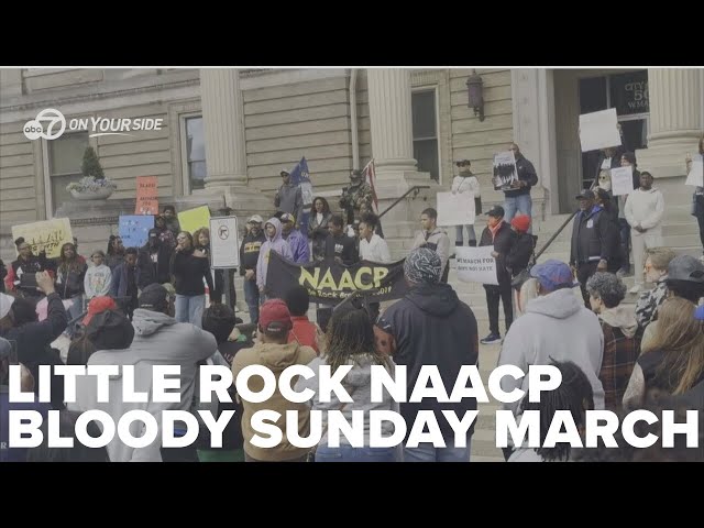 ⁣Little Rock branch of NAACP hosts march in honor of Bloody Sunday