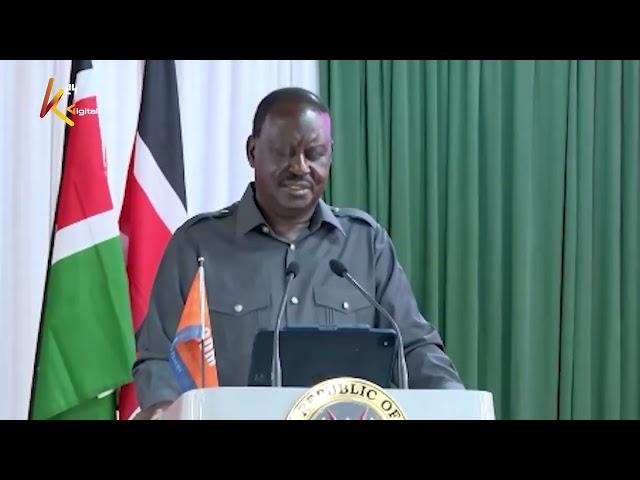 ⁣Raila outlines his key agenda on the ODM MOU with the government