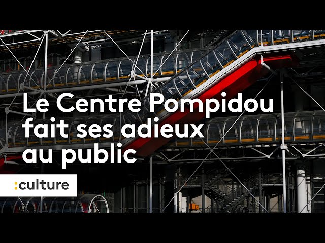 ⁣Le Centre Pompidou ferme ses portes pour 5 ans