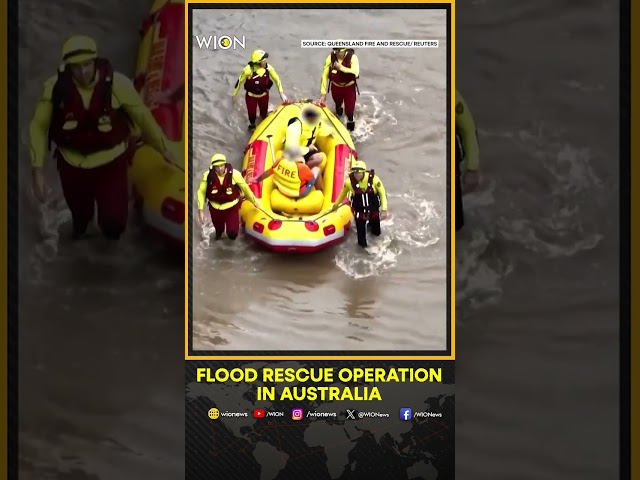 ⁣Several People Rescued From Cars After Flash Flooding Hits Australia | WION Shorts