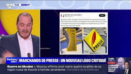 ⁣CARTE BLANCHE - "Inutile", "hideux".. Le nouveau logo des marchands de presse cr