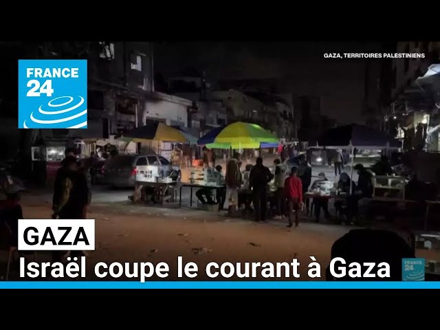 ⁣Israël coupe le courant à Gaza : une décision en pleine négociation avec le Hamas • FRANCE 24