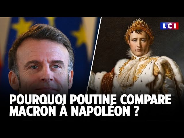 ⁣Pourquoi Poutine compare Macron à Napoléon ?｜LCI