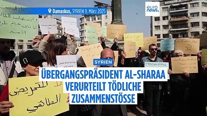 ⁣Syriens Interimspräsident Ahmed al-Sharaa will Gewalt an der syrischen Küste untersuchen lassen