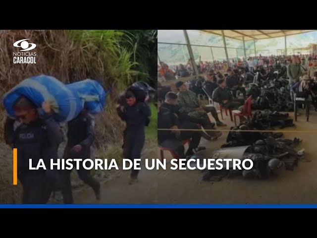 ⁣Así vivieron las horas de secuestro los 29 uniformados en el Cañón del Micay