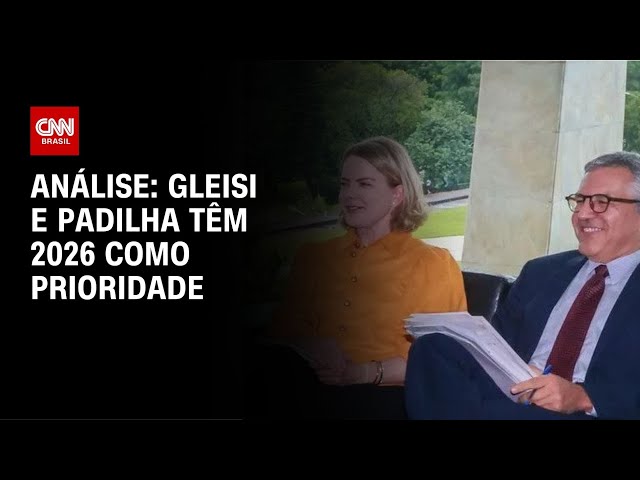 ⁣Basília Rodrigues: Gleisi e Padilha têm 2026 como prioridade | LIVE CNN