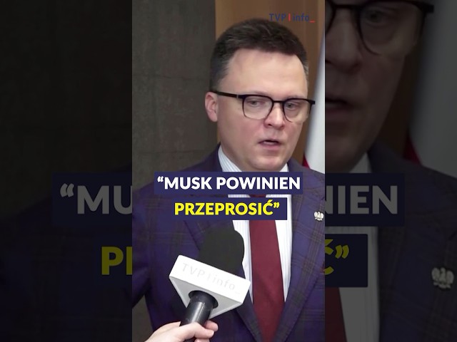 ⁣Hołownia: Musk powinien przeprosić Sikorskiego #polityka #polska #usa #shorts