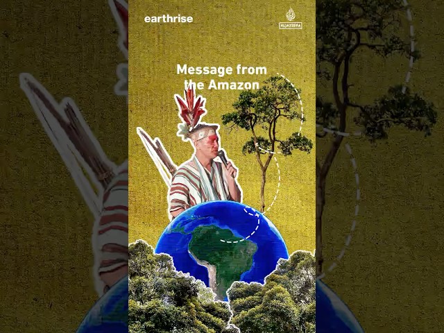 ⁣Message from the Amazon | earthrise #shorts