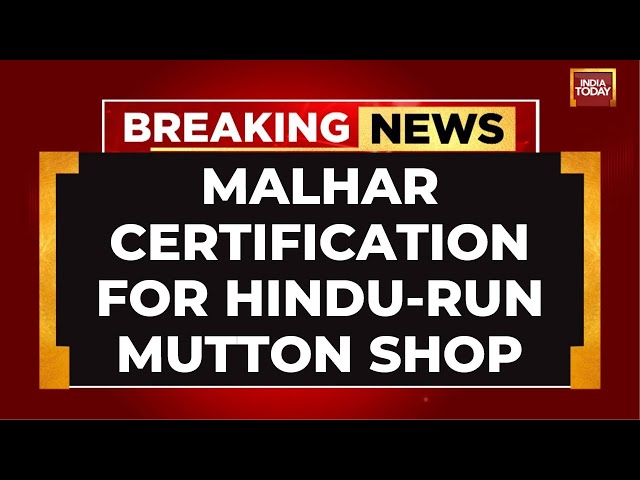 ⁣Maharashtra Minister Nitesh Rane Introduces 'Malhar Certification' For Hindu-Run Mutton Sh