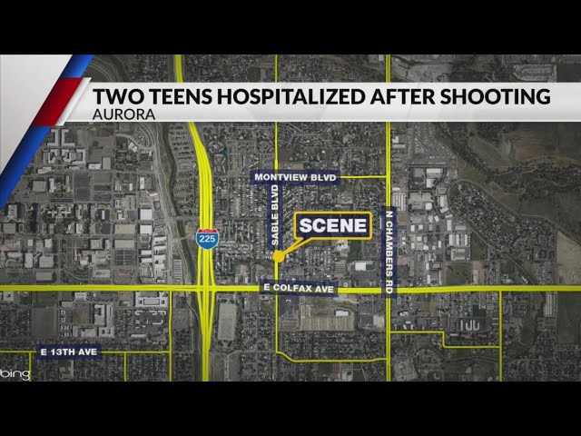 ⁣2 teens hospitalized after shooting