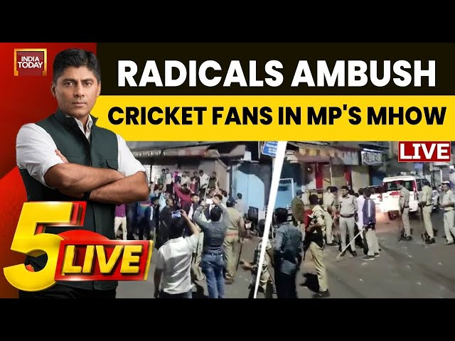 ⁣5ive Live with Gaurav Sawant Live: Radicals Ambush Cricket Fans In MP's Mhow After India CT 202