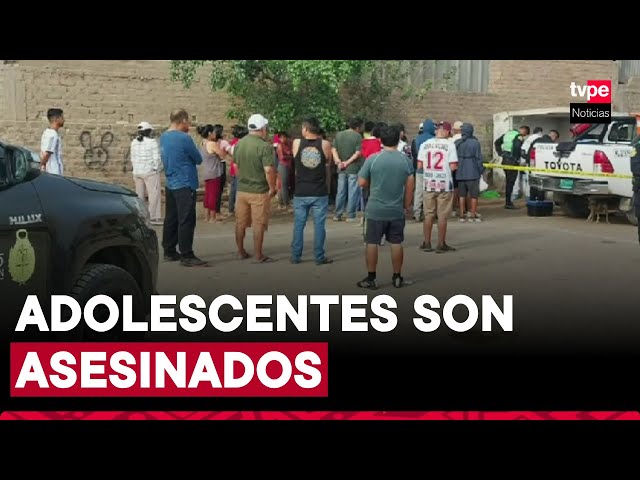 ⁣Balacera en Lurigancho-Chosica: dos adolescentes son brutalmente asesinados en una losa deportiva