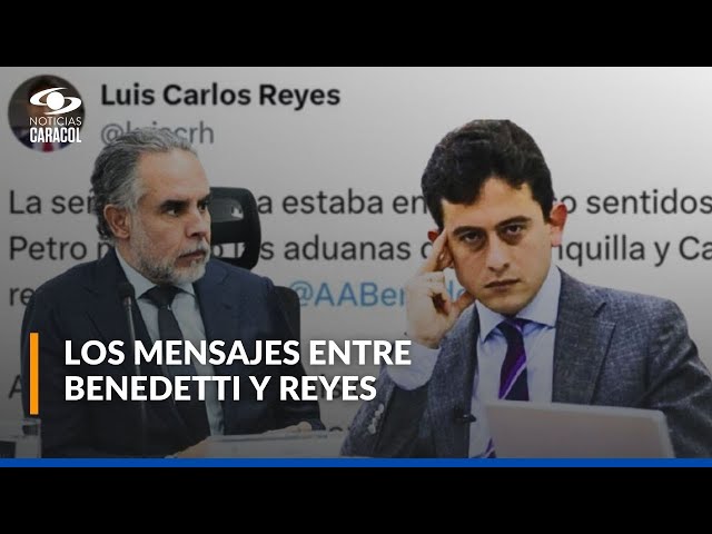 ⁣Choque Benedetti y Reyes: Mininterior llamó mentiroso a exdirector de Dian tras publicación de chat