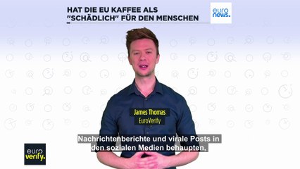 ⁣Faktencheck: Ist Kaffee laut EU "schädlich" für den Menschen?