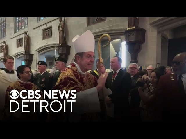 ⁣Allen Vigneron says his last Mass as Archbishop of Detroit