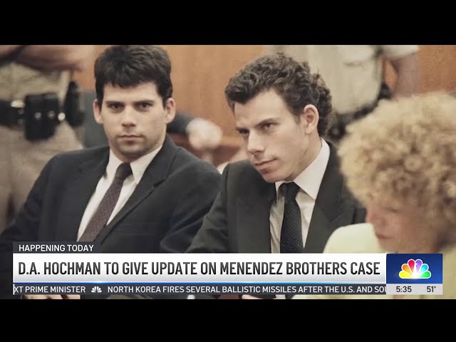 ⁣DA Hochman to give update on Menendez Brothers case