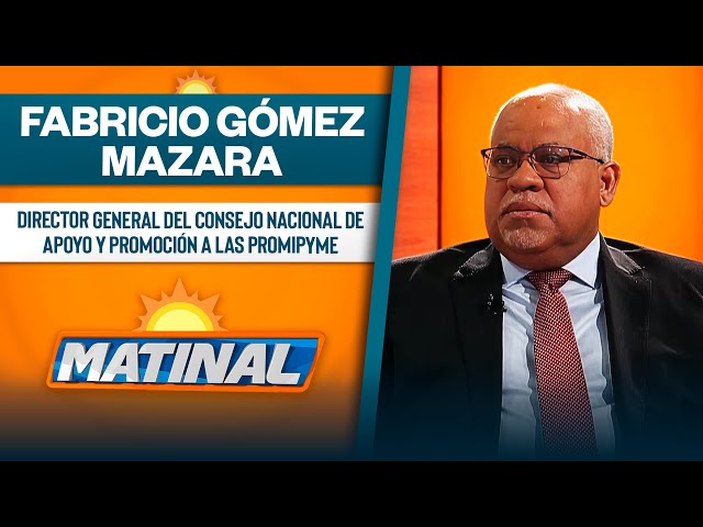 ⁣Fabricio Gómez Mazara, Director general del consejo nacional de apoyo y promoción a las PROMIPYME