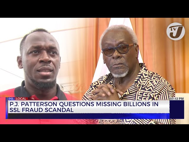 ⁣P.J. Patterson Questions Missing Billions in SSL Fraud Scandal | TVJ News