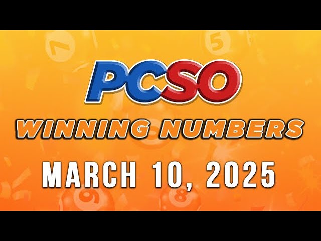 ⁣P118M Jackpot Grand Lotto 6/55, 2D, 3D, 4D, and Megalotto 6/45 | March 10, 2025